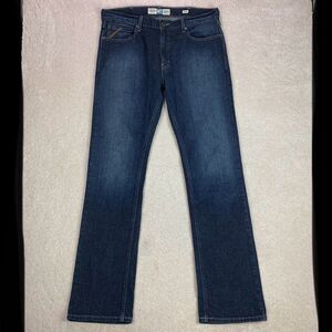 Ariat M7 Slim Fit Straight Leg Denim Mens 36x36 fits 38x36 Western Cowboy Rodeo